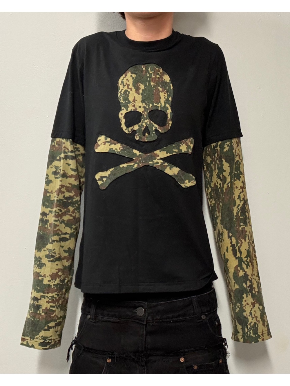 Men'S Fashion Trends - 2026 new American retro camouflage skeleton