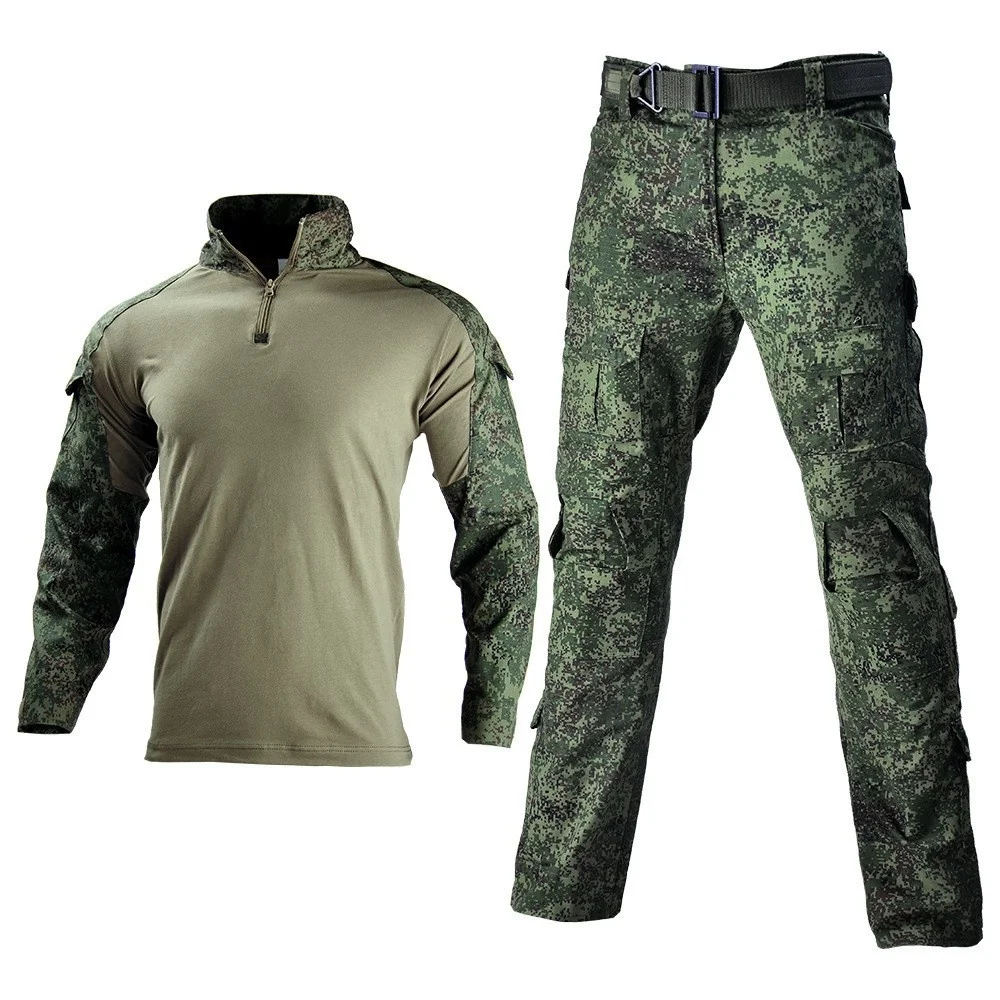 Military Shirt Men - 2PCS Tactical Uniform Suits Military Outdoor