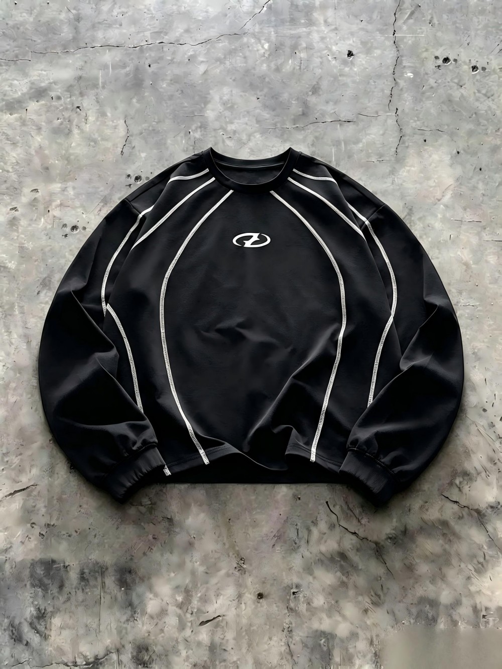 Men'S Fashion T Shirts - New American men's autumn minimalist letter