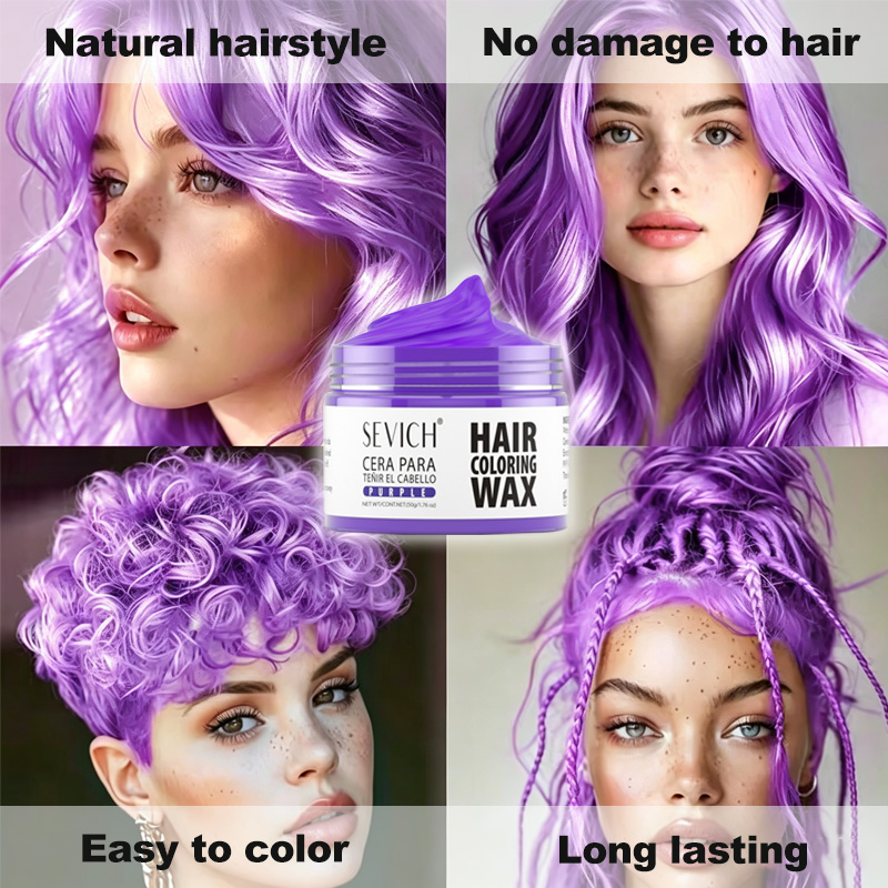 Men Fashion Hair Style - Valentine's Day Hair Color Wax for