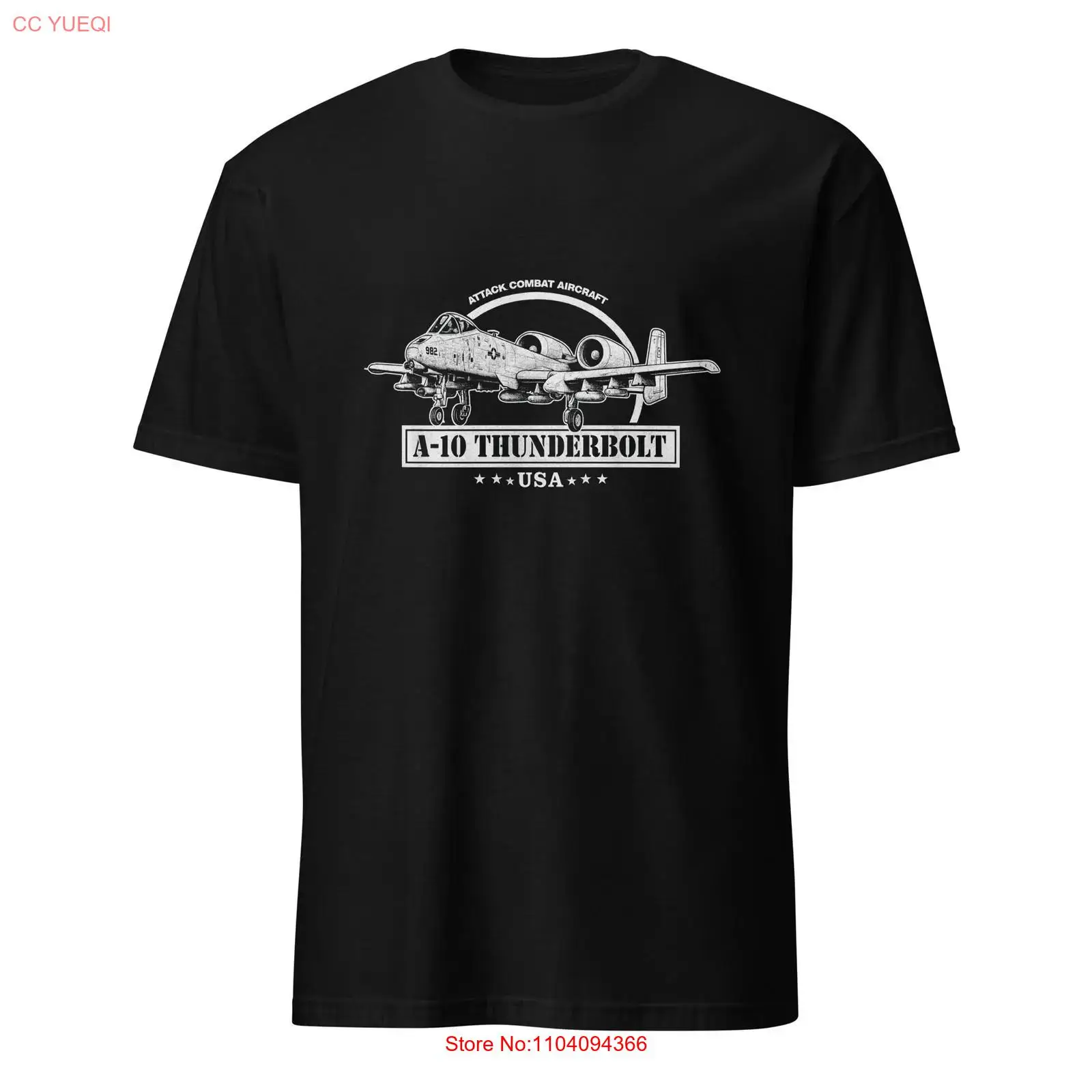 Military Shirt Men - A 10 Thunderbolt USA T Shirt