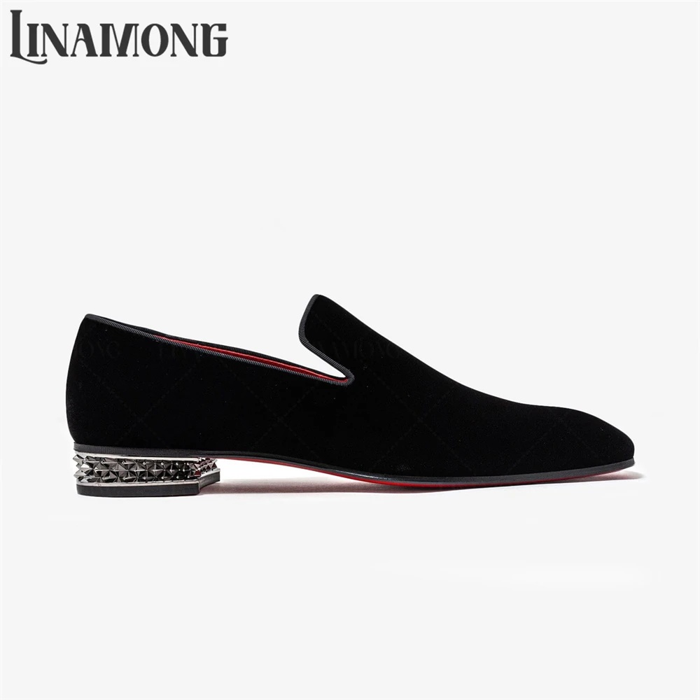 Luxury Studded Square Low Bloc - Men'S Fashion For Wedding ulasan dan harga