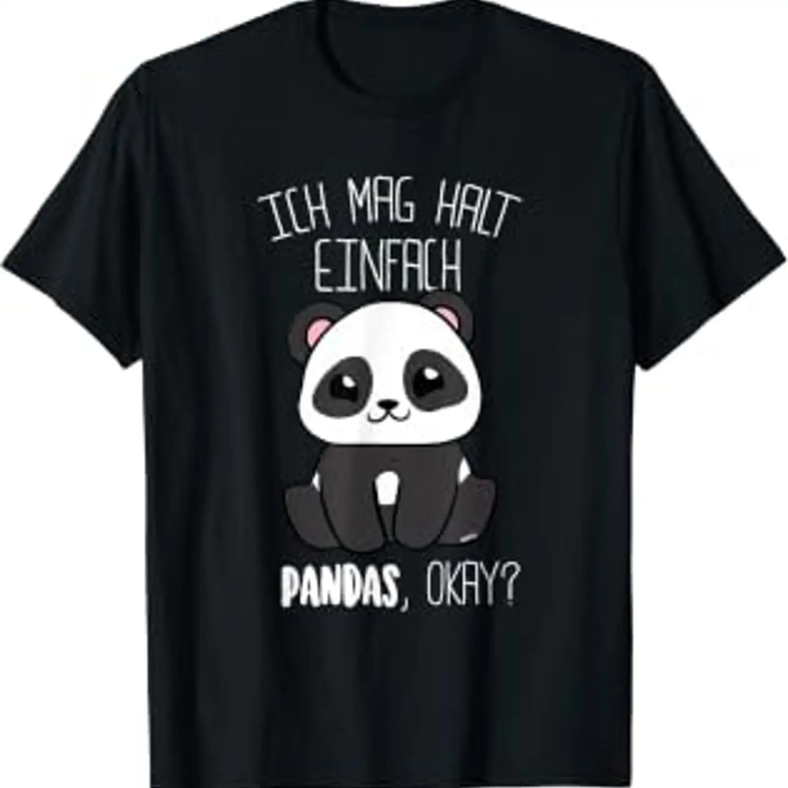 Panda T Shirt with German text - Men'S Fashion Mag ulasan dan harga