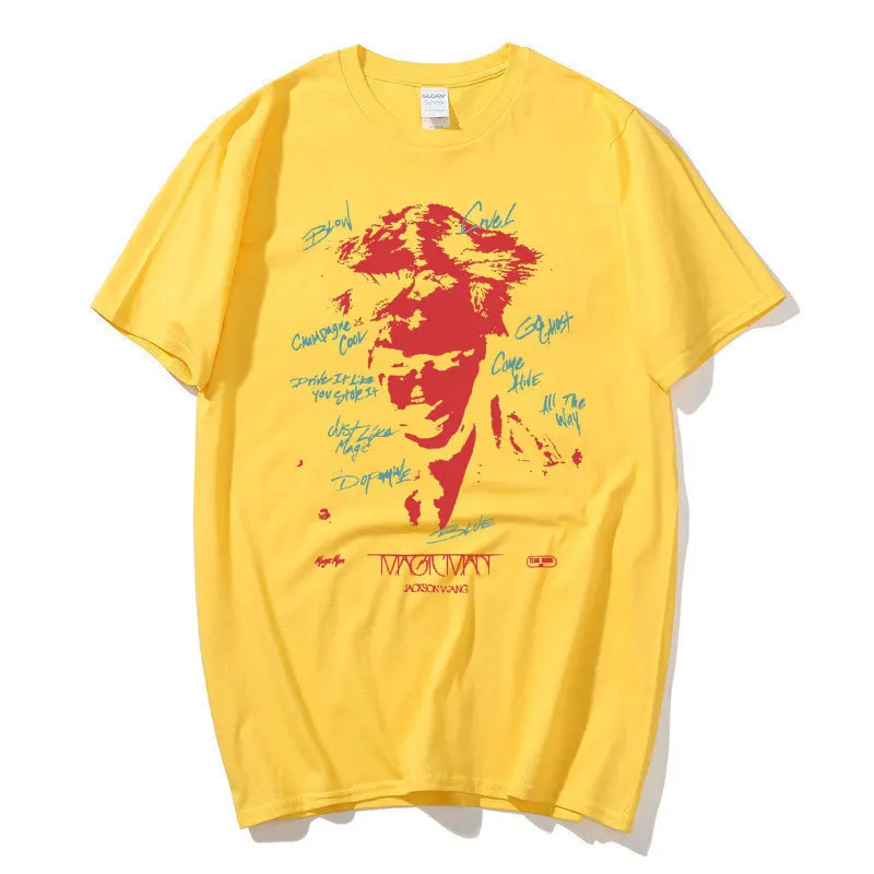 Jackson Wang Magic Man World T - Mens Fashion World ulasan dan harga