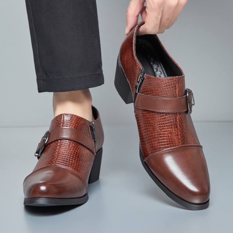 Vintage Style Men's High Heel  - Men'S Fashion For Wedding ulasan dan harga
