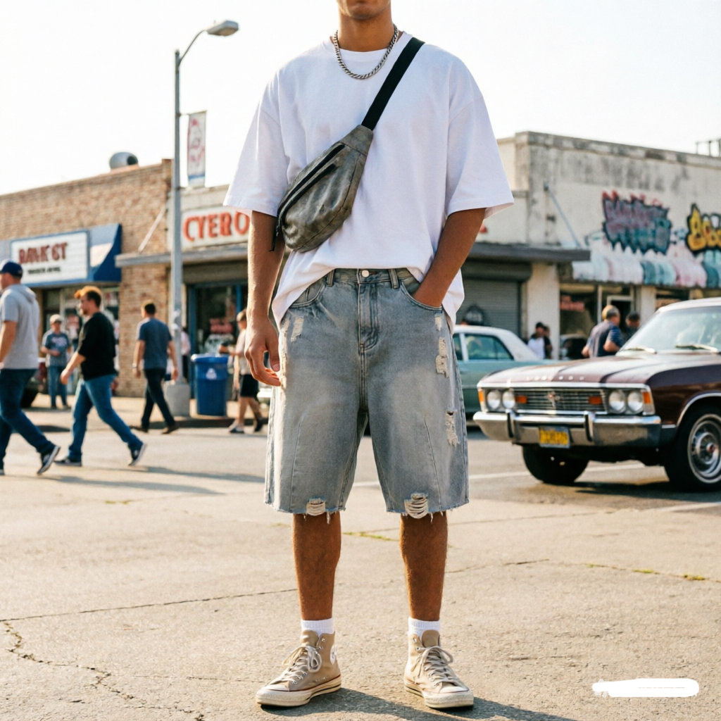 Summer Men's Casual Jeans Shor - Jeans Pants Fashion Men ulasan dan harga