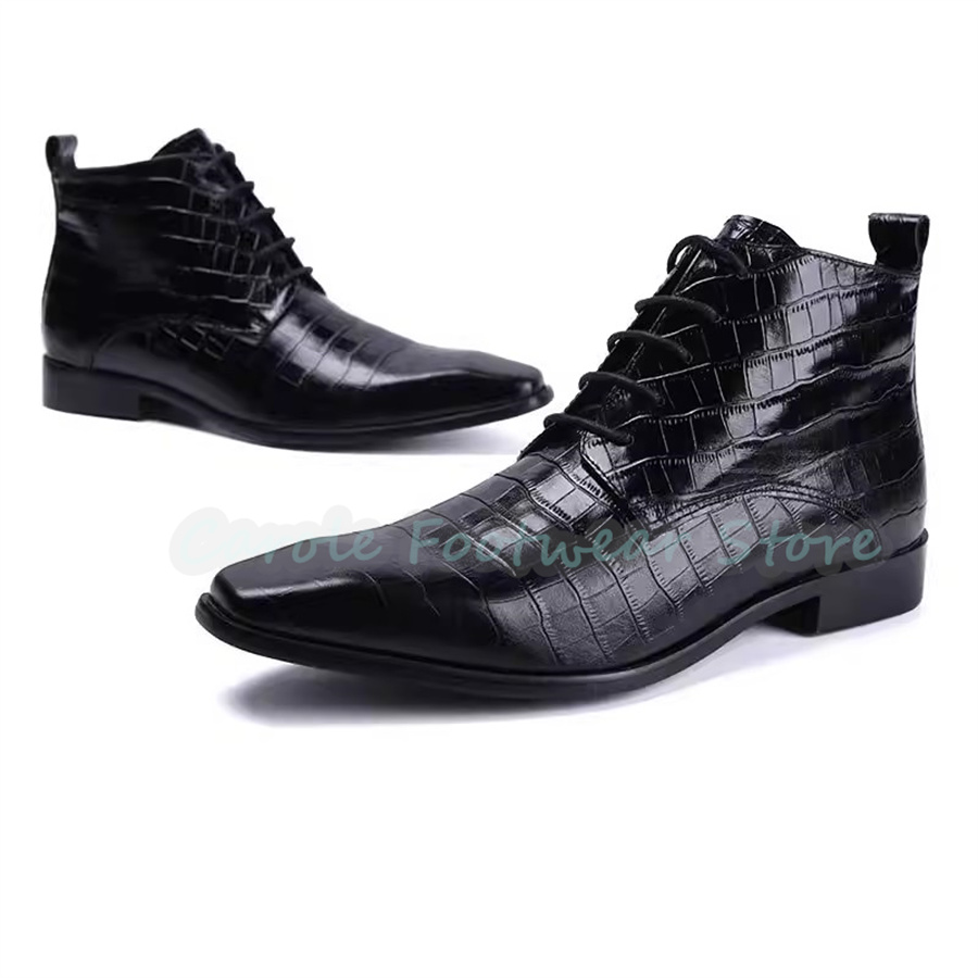 Fashion Genuine Leather Ankle  - Men'S Fashion For Wedding ulasan dan harga
