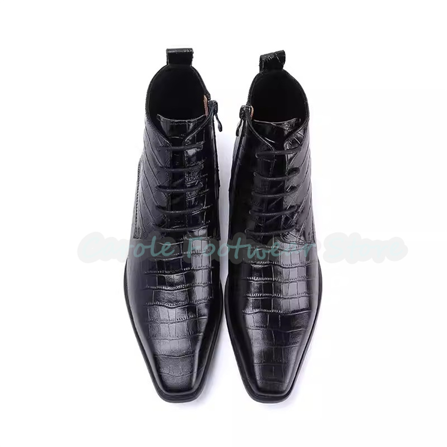 Fashion Genuine Leather Ankle  - Men'S Fashion For Wedding ulasan dan harga