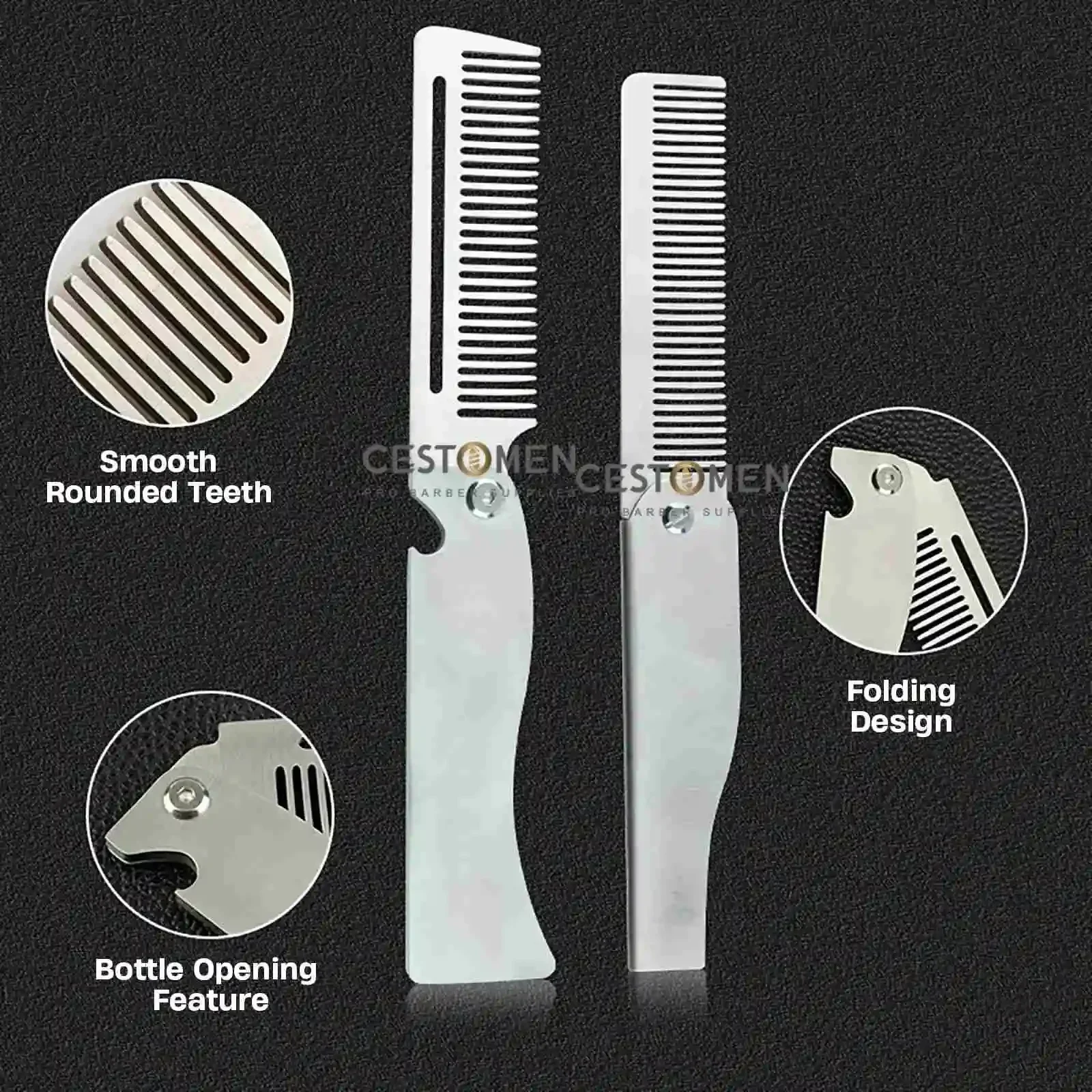 New Type 1/2PCS Portable Steel - Men Fashion Hair Style ulasan dan harga
