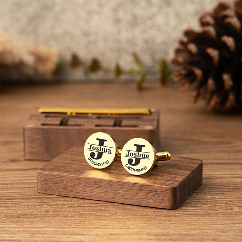 Personalized Groomsmen Cufflin - Men'S Fashion For Wedding ulasan dan harga