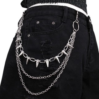Unisex Hip Hop Punk Rock Metal - Jeans Pants Fashion Men ulasan dan harga