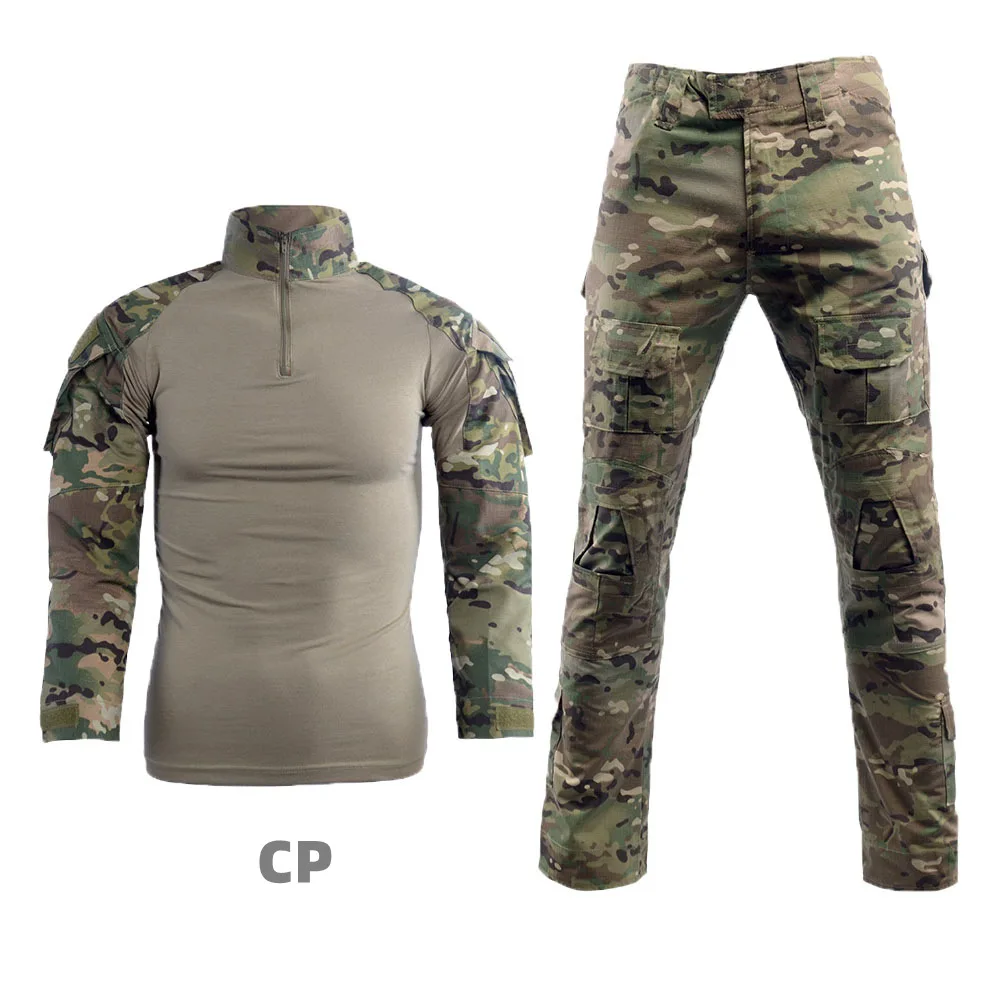 2PCS Tactical Uniform Suits Mi - Military Shirt Men ulasan dan harga