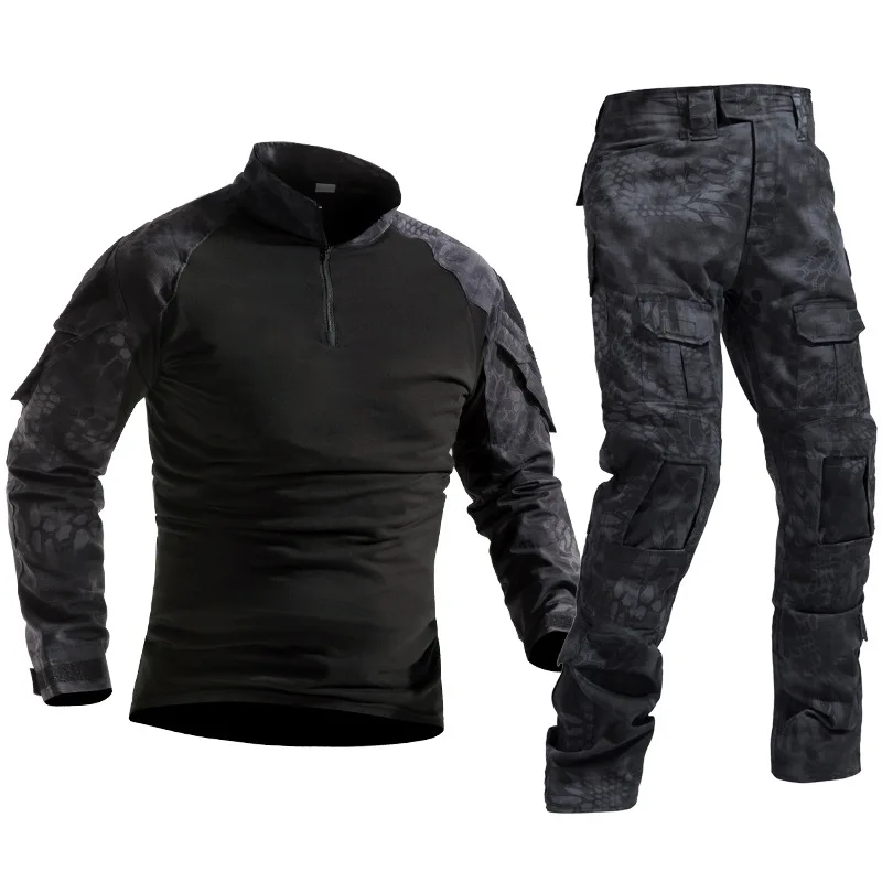 2PCS Tactical Uniform Suits Mi - Military Shirt Men ulasan dan harga