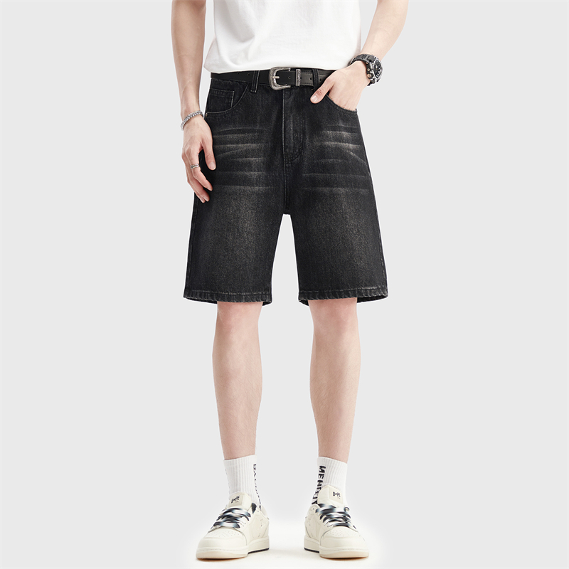 Summer Thin Black Denim Shorts - Jeans Pants Fashion Men ulasan dan harga