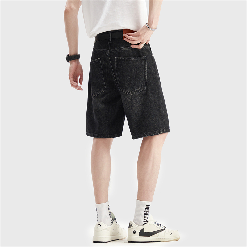 Summer Thin Black Denim Shorts - Jeans Pants Fashion Men ulasan dan harga