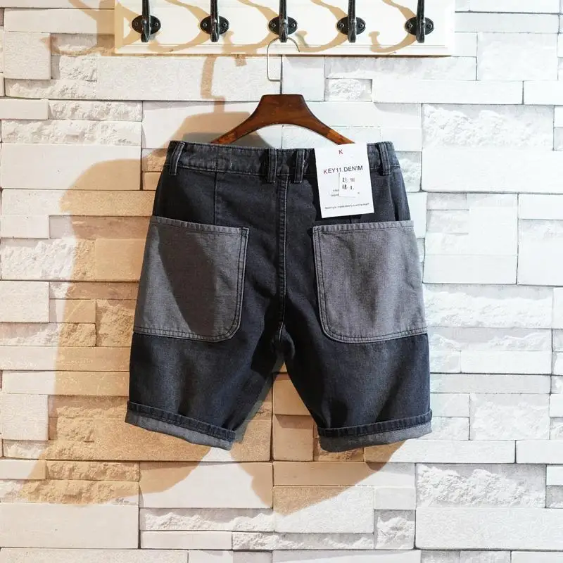 Loose Straight Short Jeans Pan - Jeans Pants Fashion Men ulasan dan harga