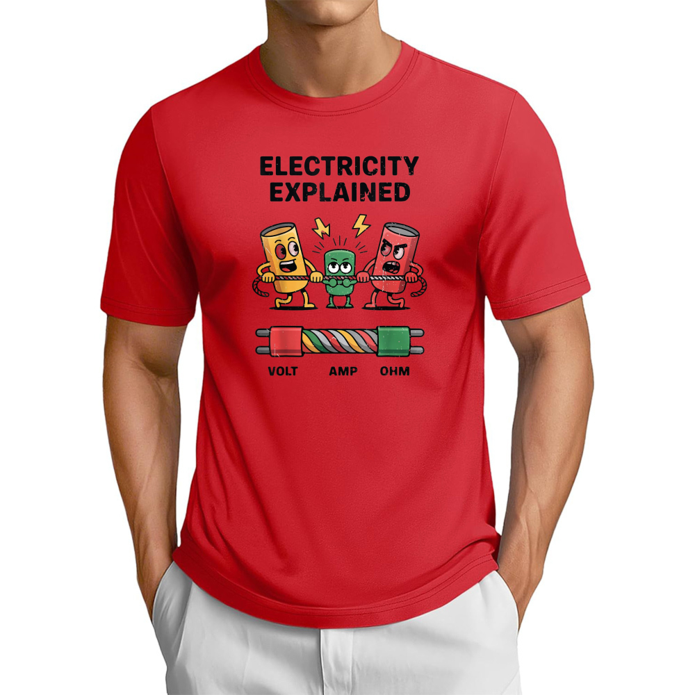 Funny Electricity Explained Pu - Men'S Fashion Explained ulasan dan harga