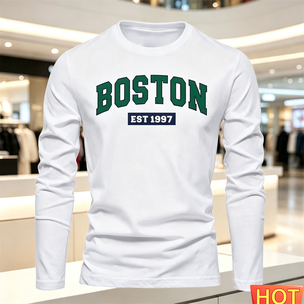 Autumn Summer Men's long sleev - Men'S Fashion T Shirts ulasan dan harga