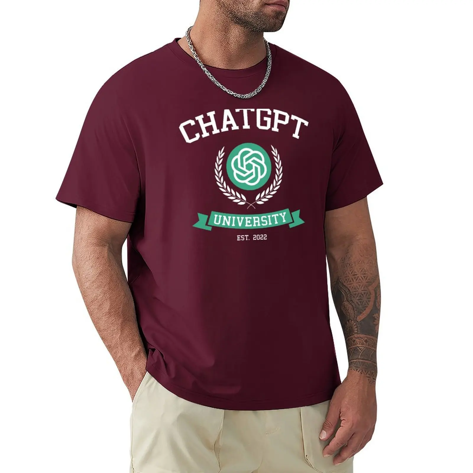 ChatGPT University - funny t s - Men'S Fashion University ulasan dan harga