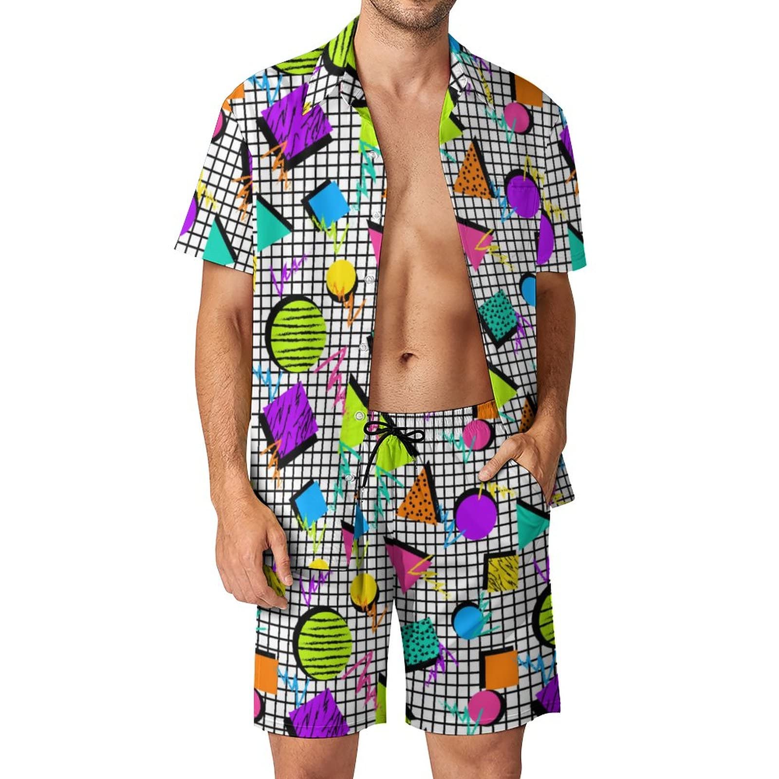 Summer Irregular Geometric 3D  - Men'S Fashion Rules ulasan dan harga