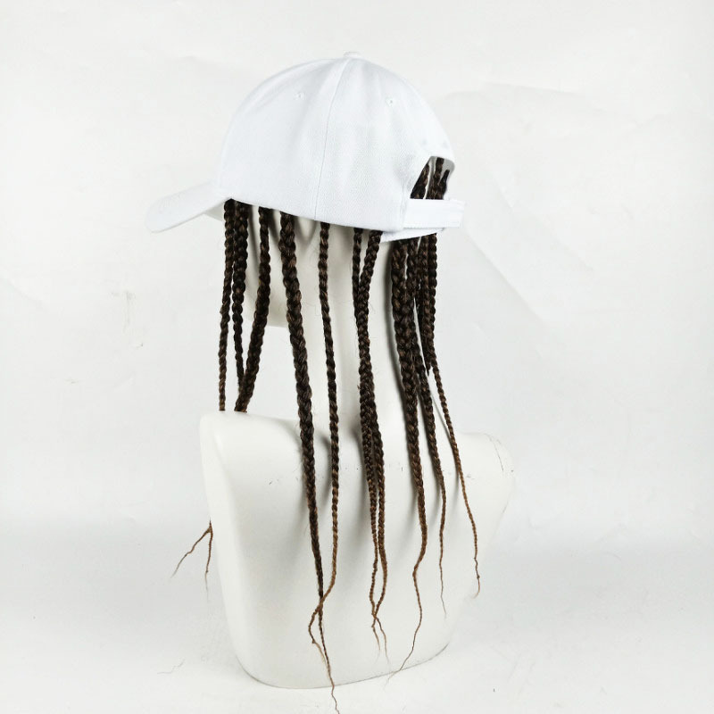 Curly hair synthetic wig hat i - Men Fashion Hair Style ulasan dan harga