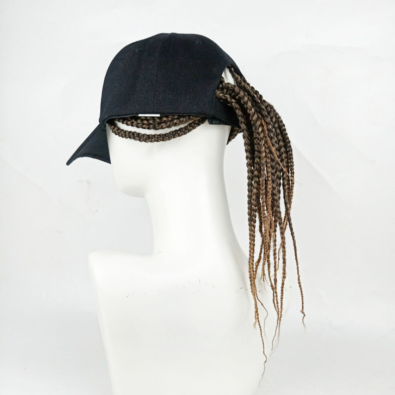 Curly hair synthetic wig hat i - Men Fashion Hair Style ulasan dan harga