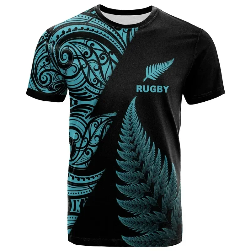 Summer New Zealand Maori Rugby - Mens Fashion Rugby Shirts ulasan dan harga
