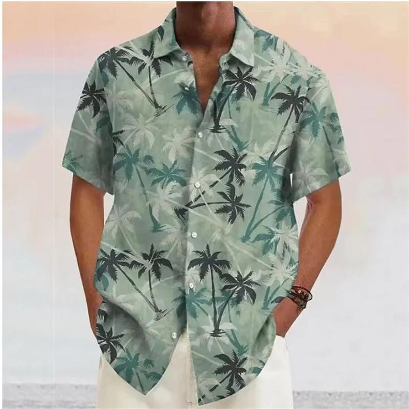 Men's Shirts 2023 Coconut Tree - Men'S Fashion Rules ulasan dan harga