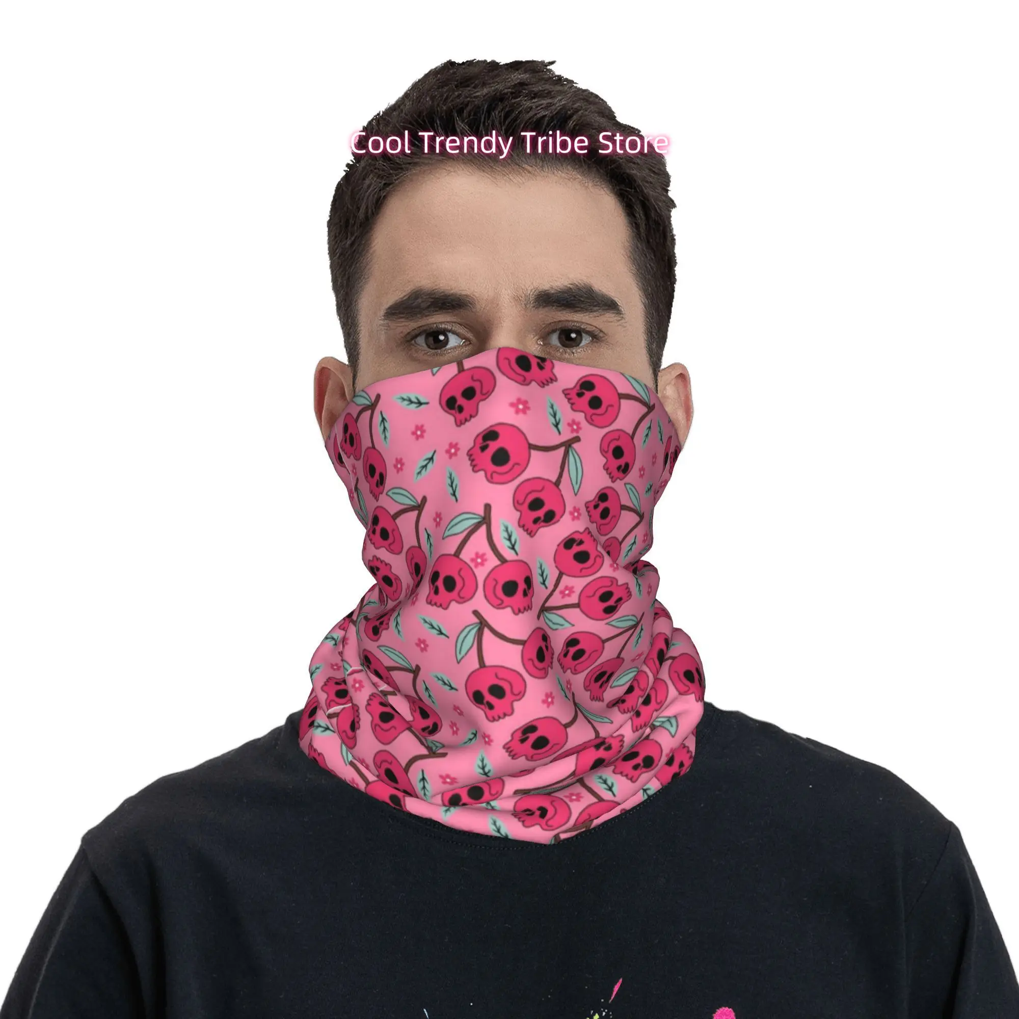Pink Skull Cherry Fun Quirky S - Men Fashion Hair Style ulasan dan harga