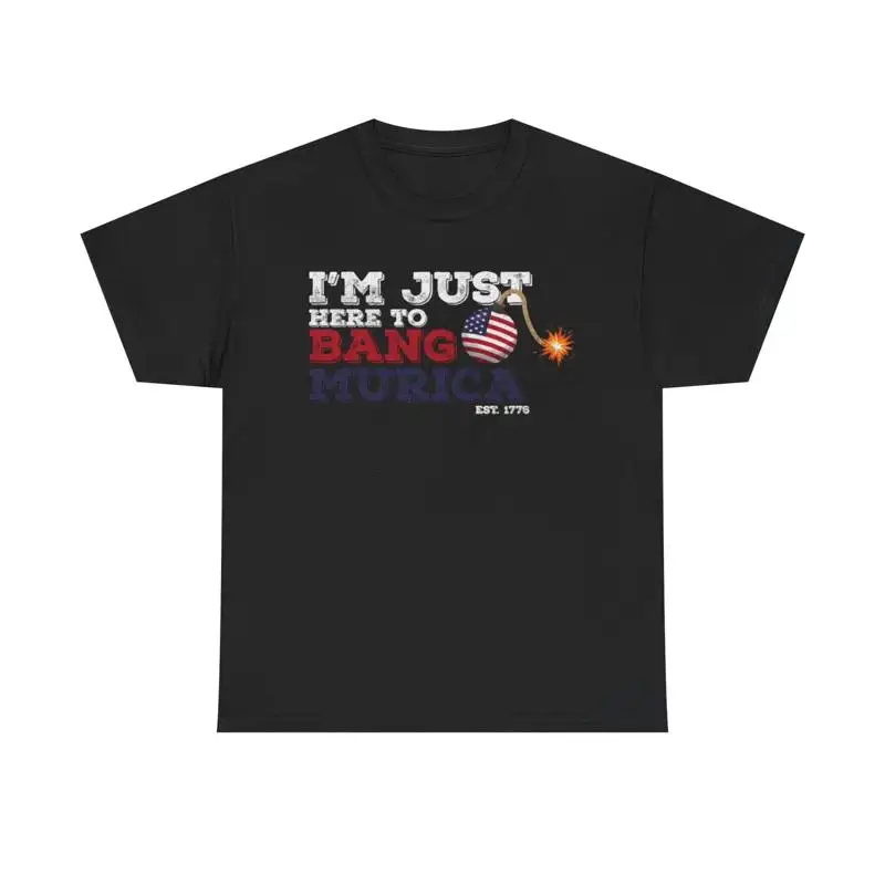 Im Just Here To Bang T Shirt A - Military Shirt Men ulasan dan harga