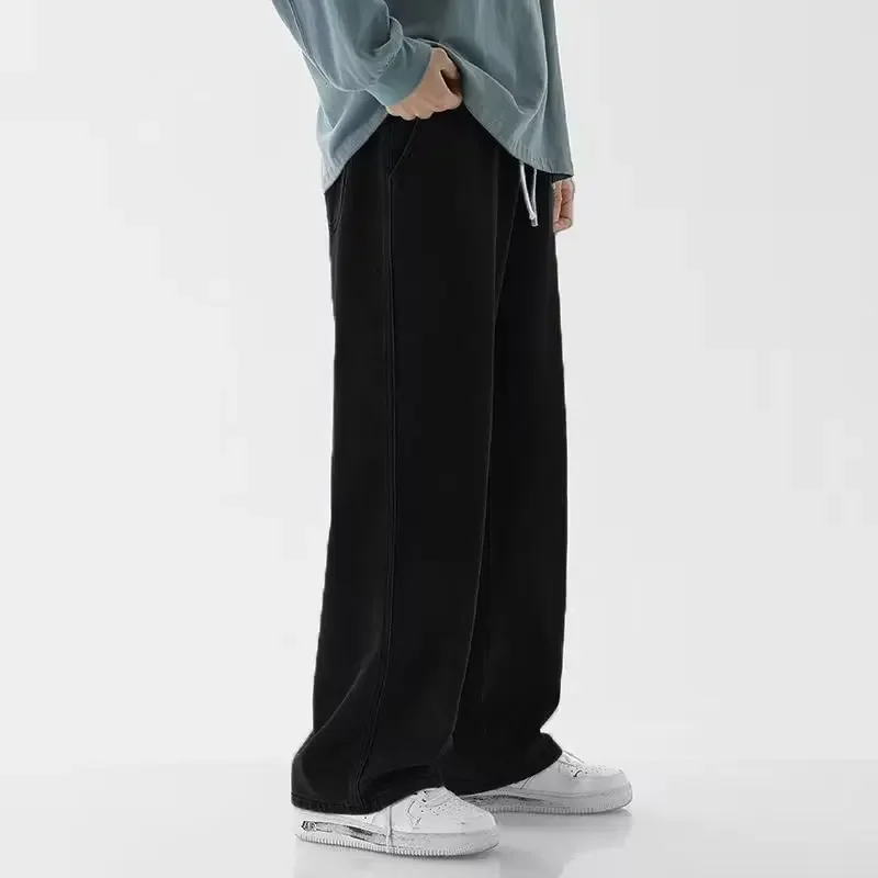 Korean Style Streetwear New Fa - Men'S Fashion Grey Jeans ulasan dan harga