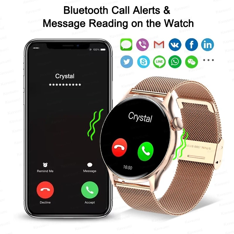 Women Smartwatch NFC AMOLED Sc - Mens Fashion World ulasan dan harga
