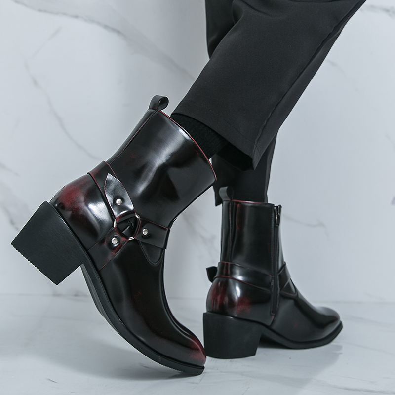 Autumn Brand High Heels Chelse - Men'S Fashion For Wedding ulasan dan harga