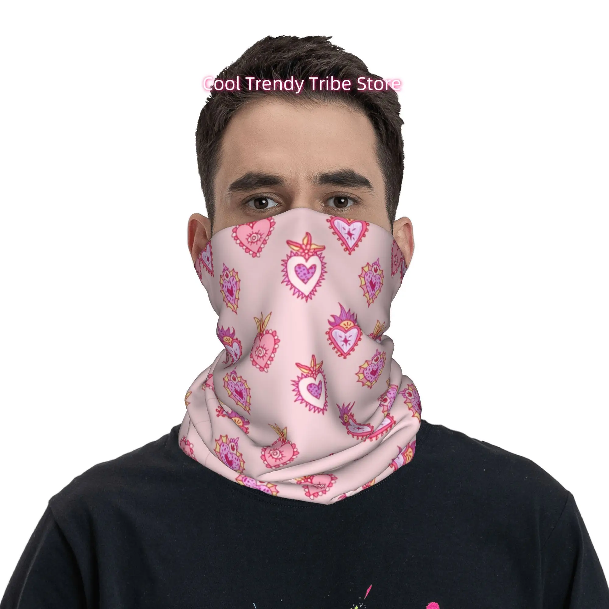 Pink Mexican Sacred Heart Roma - Men Fashion Hair Style ulasan dan harga