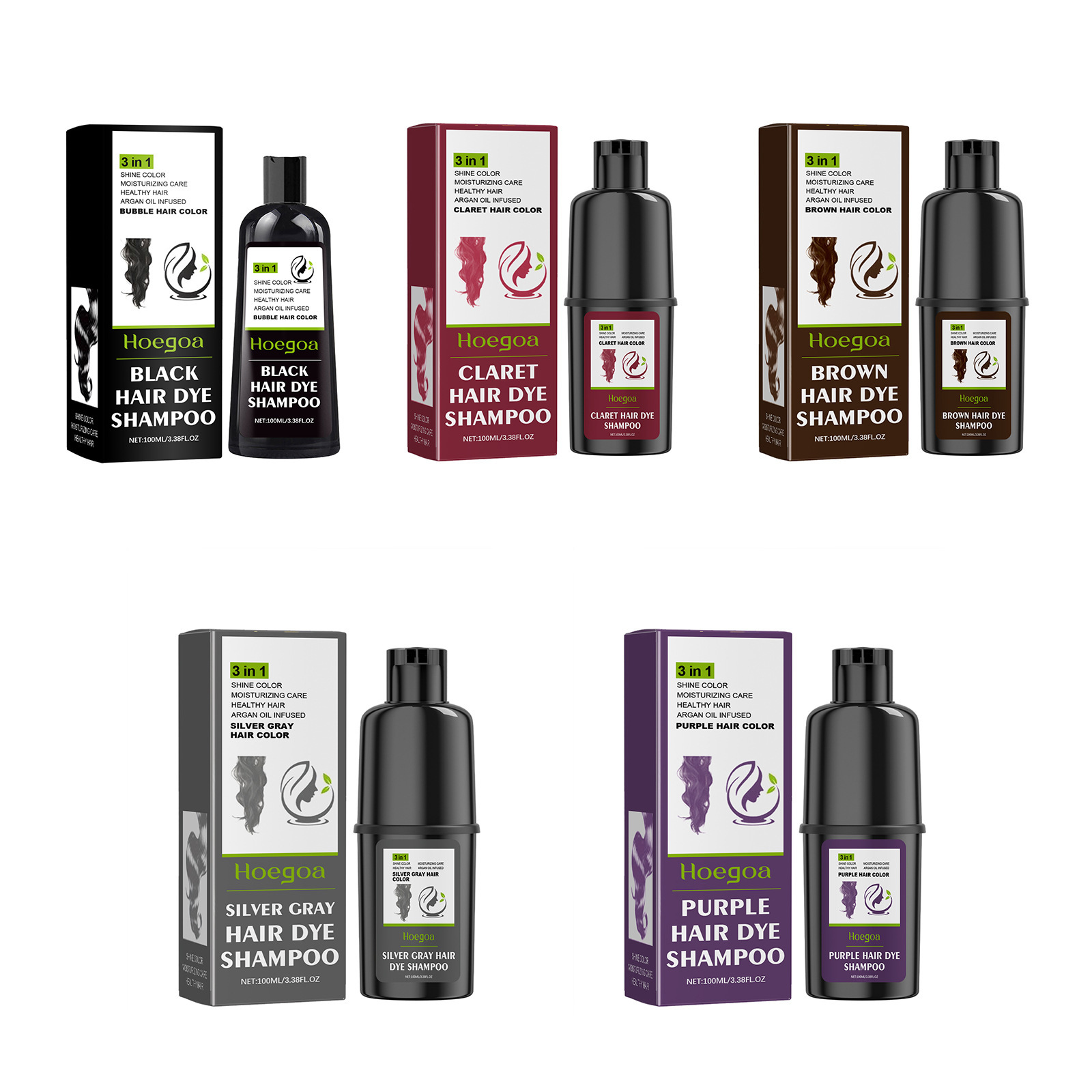 3 In 1 Hair Coloring Shampoo N - Men Fashion Hair Style ulasan dan harga