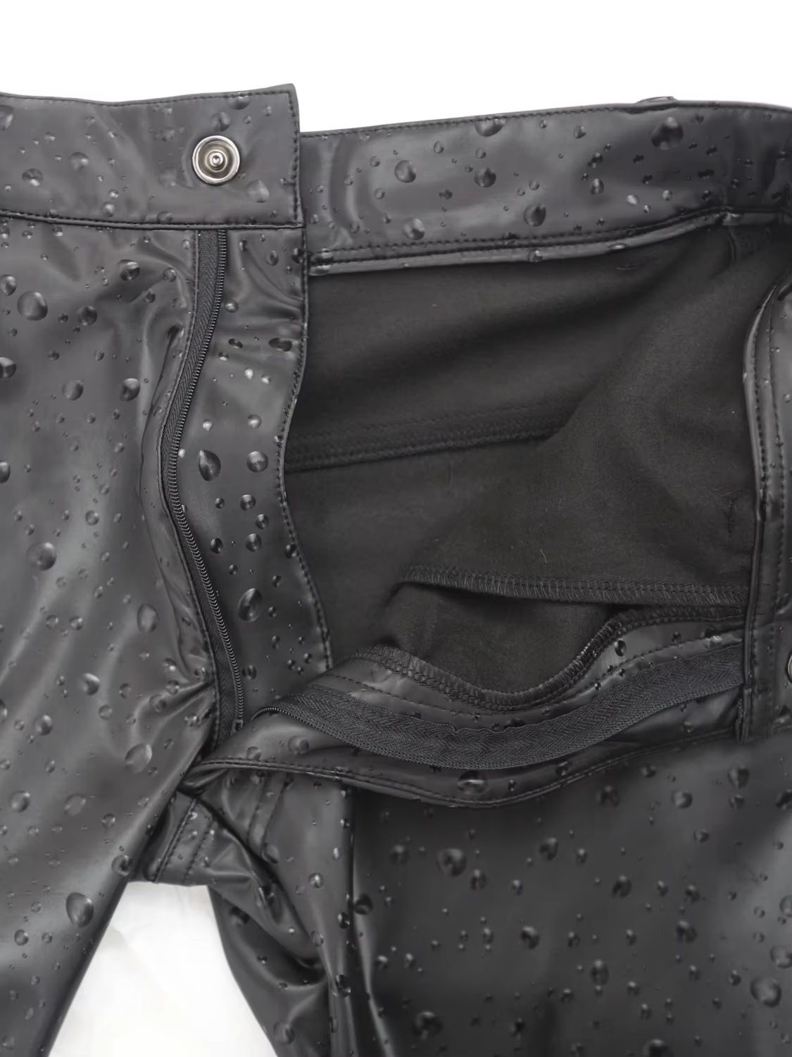 3D Water Drop Print Elastic PU - Jeans Pants Fashion Men ulasan dan harga