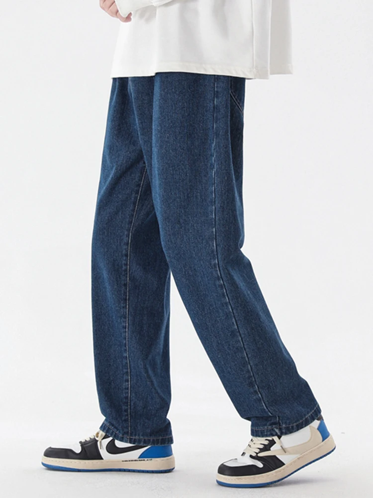 New Korean Fashion Men's Casua - Men'S Fashion Grey Jeans ulasan dan harga